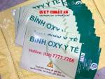 In tem decal dán bình oxy y tế giá rẻ tại Công ty in ấn Sài Gòn