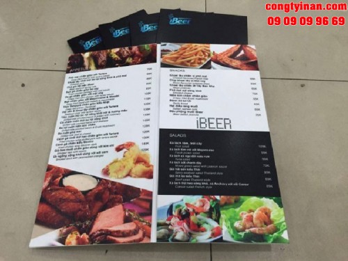In menu TPHCM | In menu giá rẻ nhanh | In menu nhà hàng, quán ăn, 186, Mãnh Nhi, congtyinan.com, 29/04/2016 17:19:06