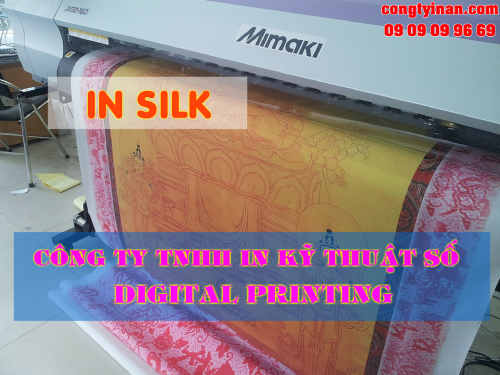 In vải silk giá rẻ tại TPHCM được thực hiện bởi Công ty TNHH In Kỹ Thuật Số - Digital Printing
